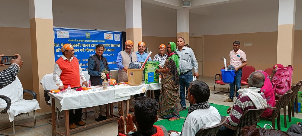 Arid Region Campus Bikaner organized Training programme at KVK, Badgaon, Udaipur under Tribal Sub Plan of Net Work Project